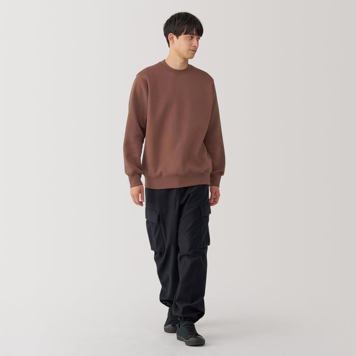 Bluzy Męskie Muji Brushed Czerwone | KT7K1V35F