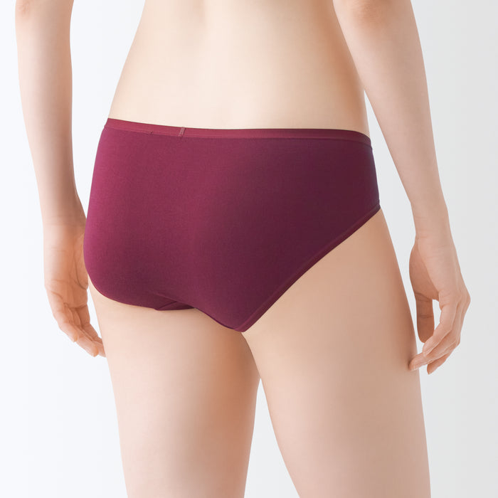 Dół od Bikini Damskie Muji Lyocell Low-Rise Różowe | UW3P7X79K