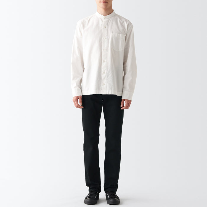Jeansy Męskie Muji Stretch Denim Slim Czarne | WD4K5O93M