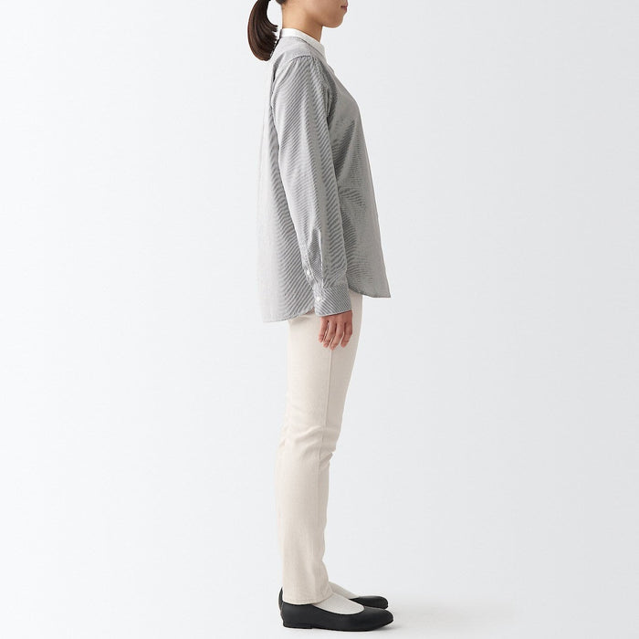 Jeansy Męskie Muji WoStretch Denim Slim Białe | WL1A4U61Q