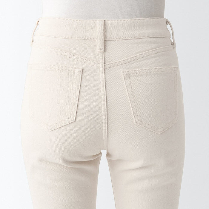 Jeansy Męskie Muji WoStretch Denim Slim Białe | WL1A4U61Q