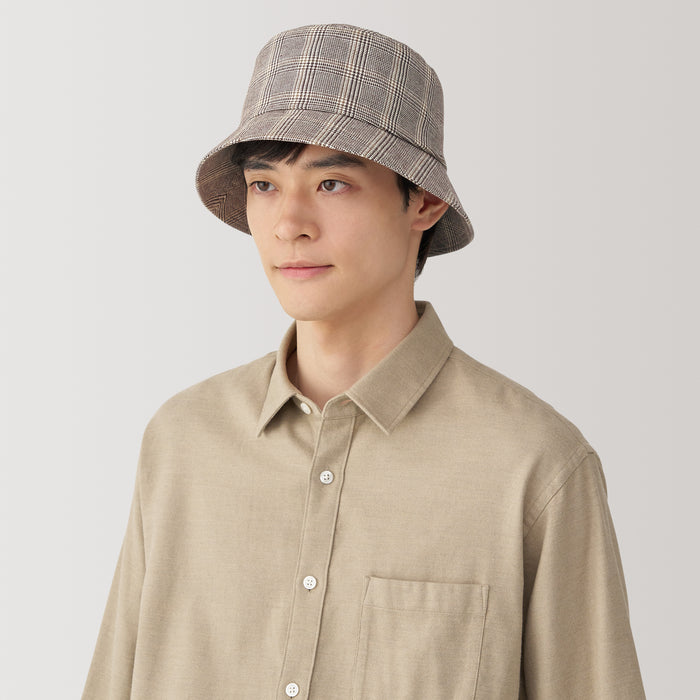 Kapelusze Wiadro Męskie Muji Flannel Szare | GJ7G3T92Q