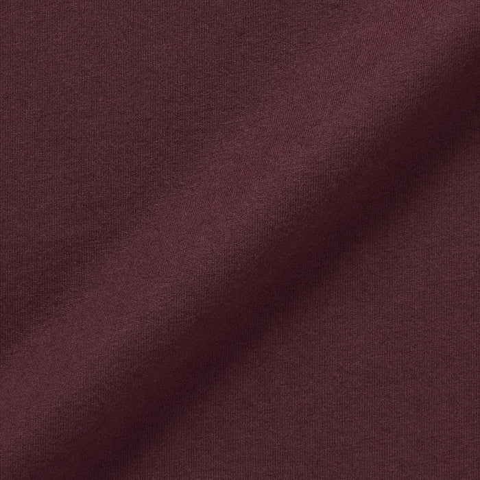 Koszulki Męskie Muji Brushed Jersey Crew Neck Long Sleeve Bordowe | NJ5X0Q83O