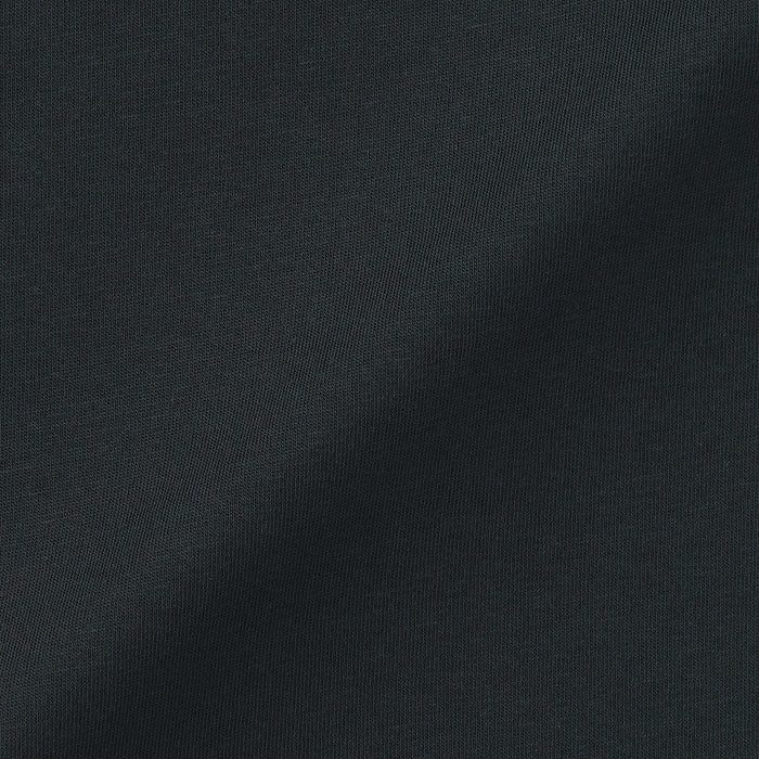 Koszulki Męskie Muji Washed Jersey Crew Neck Long Sleeve Czarne | XQ1B1F29N