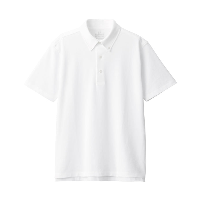 Koszulki Polo Męskie Muji High Twist Pique Białe | PE6Y2P52D
