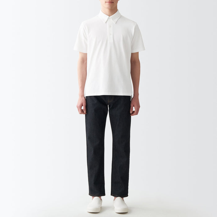 Koszulki Polo Męskie Muji High Twist Pique Białe | PE6Y2P52D