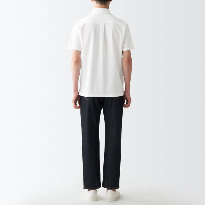 Koszulki Polo Męskie Muji High Twist Pique Białe | PE6Y2P52D