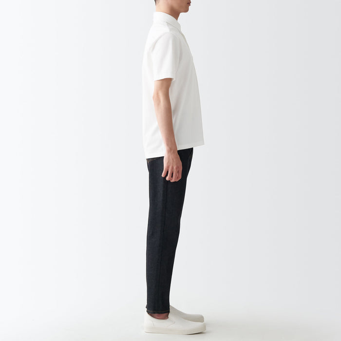 Koszulki Polo Męskie Muji High Twist Pique Białe | PE6Y2P52D