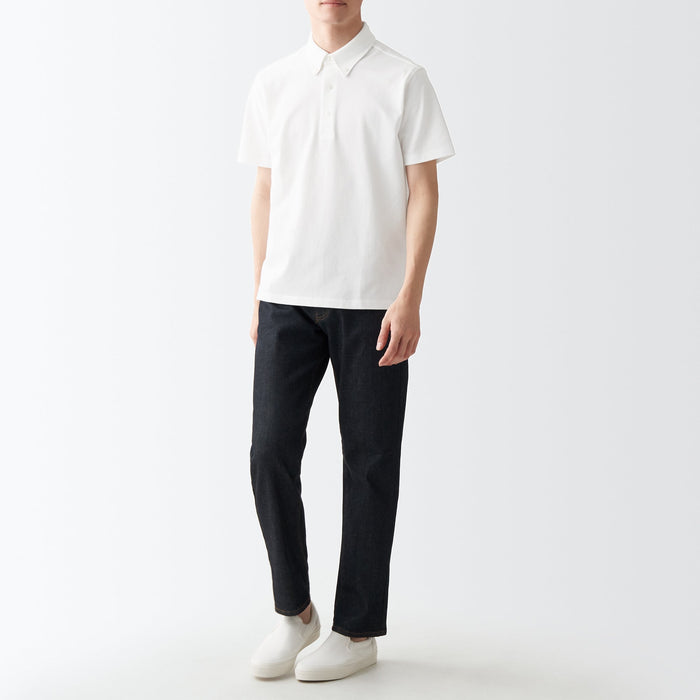Koszulki Polo Męskie Muji High Twist Pique Białe | PE6Y2P52D