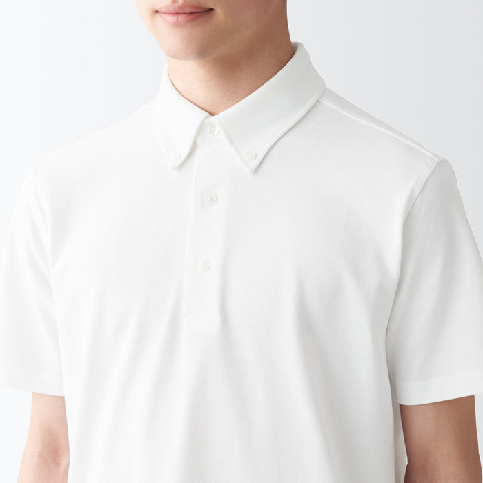 Koszulki Polo Męskie Muji High Twist Pique Białe | PE6Y2P52D