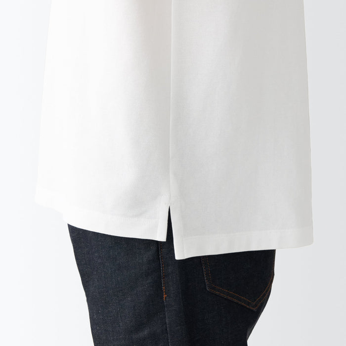 Koszulki Polo Męskie Muji High Twist Pique Białe | PE6Y2P52D