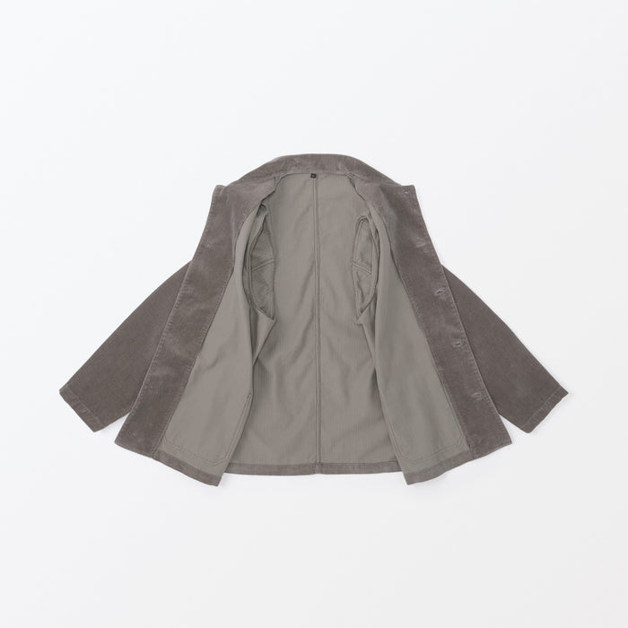 Kurtki Męskie Muji Kapok Blend Corduroy Szare | YP7F2Z13C