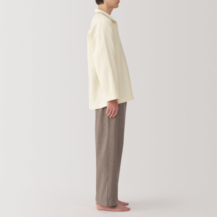 Piżama Damskie Muji Flannel Skipper Białe | IF8R9P49W