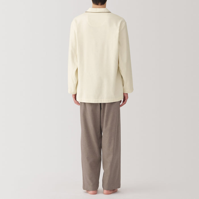 Piżama Damskie Muji Flannel Skipper Białe | IF8R9P49W