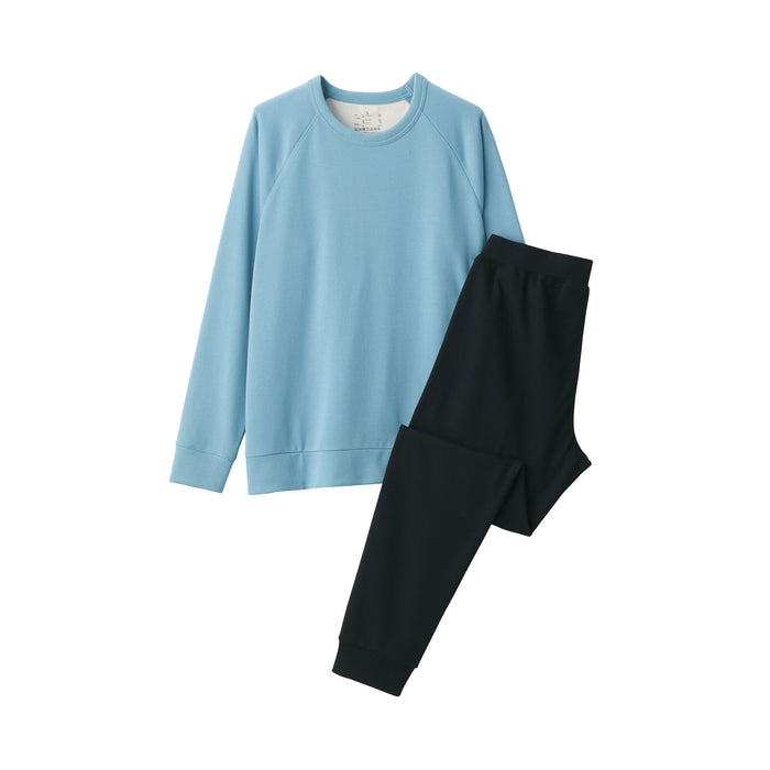 Piżama Damskie Muji Sweatshirt Loungewear Niebieskie | XK2T9H12N