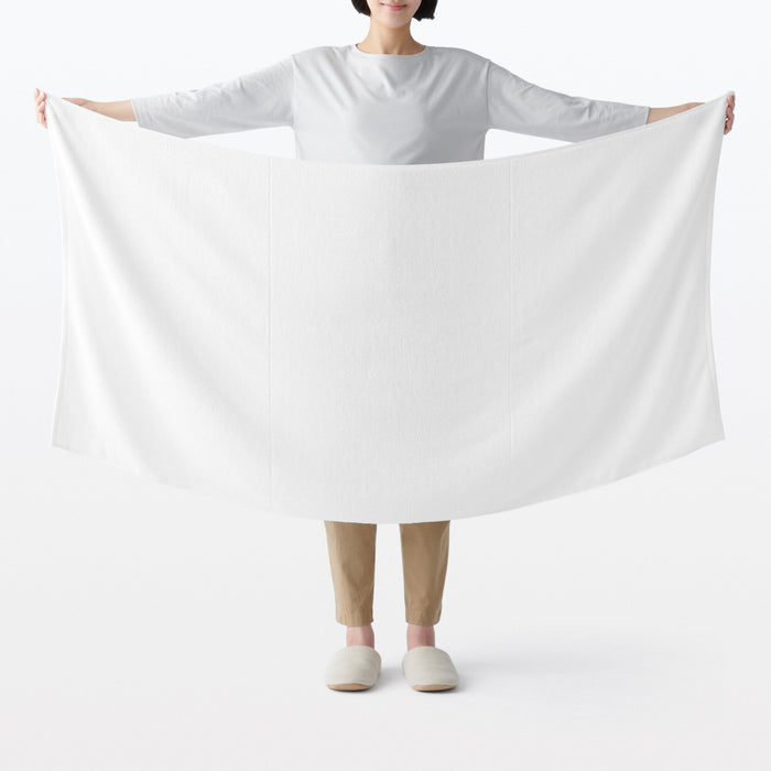 Ręcznik Męskie Muji Twin Pile Bath Białe | WE5X1G83K