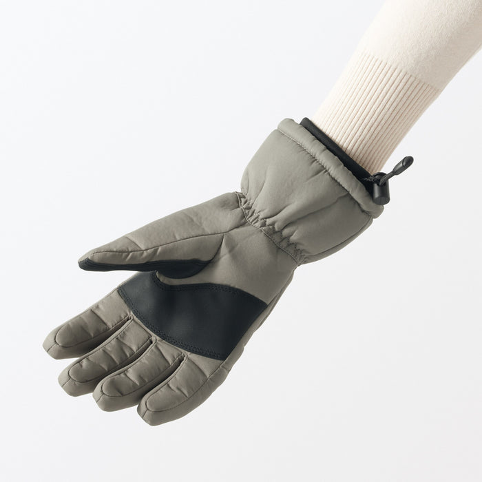 Rękawiczki Damskie Muji Water Resistant Czarne | UK5E5A96S