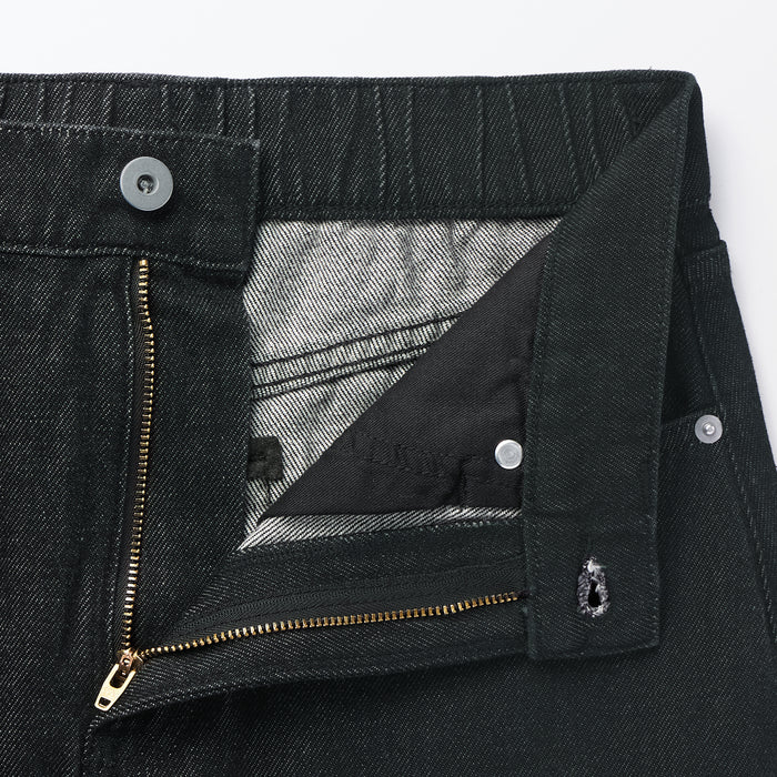 Spódnice Damskie Muji Kapok Blend Denim A-Line Czarne | ZC9F8K72W
