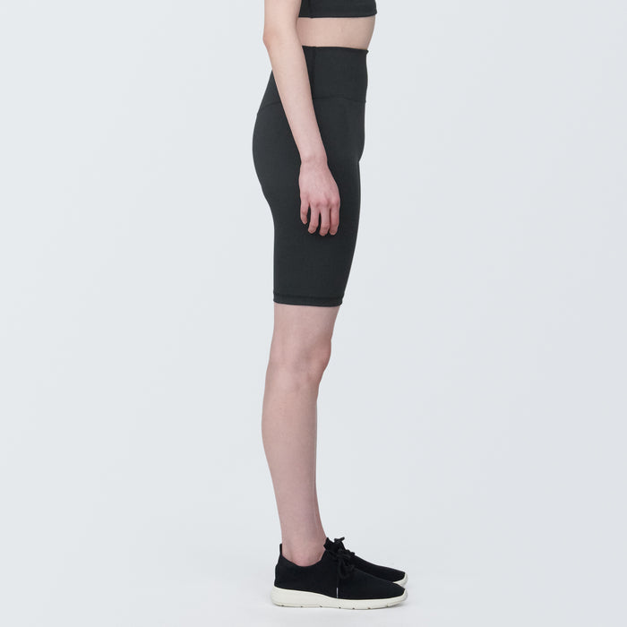 Spodenki Damskie Muji Quick Dry Biker Czarne | TT9B2E30U