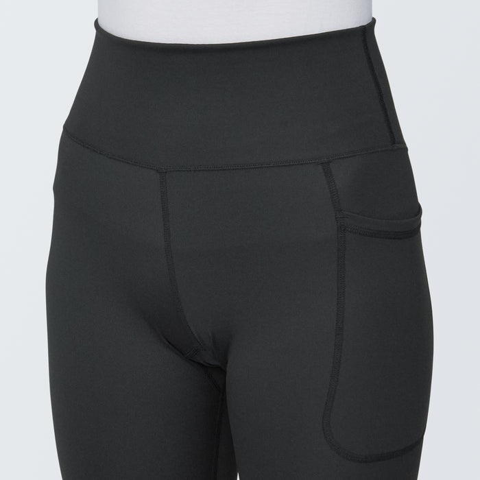 Spodenki Damskie Muji Quick Dry Biker Czarne | TT9B2E30U