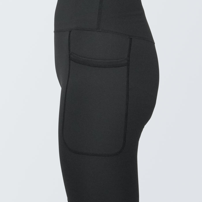Spodenki Damskie Muji Quick Dry Biker Czarne | TT9B2E30U