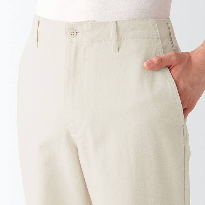 Spodnie Damskie Muji Chino Regular Białe | LI8G5F64M