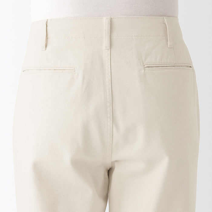 Spodnie Damskie Muji Chino Regular Białe | LI8G5F64M