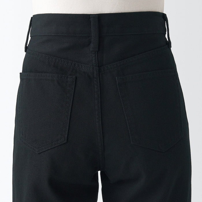 Spodnie Damskie Muji Denim Regular Czarne | VL0R2G98Y