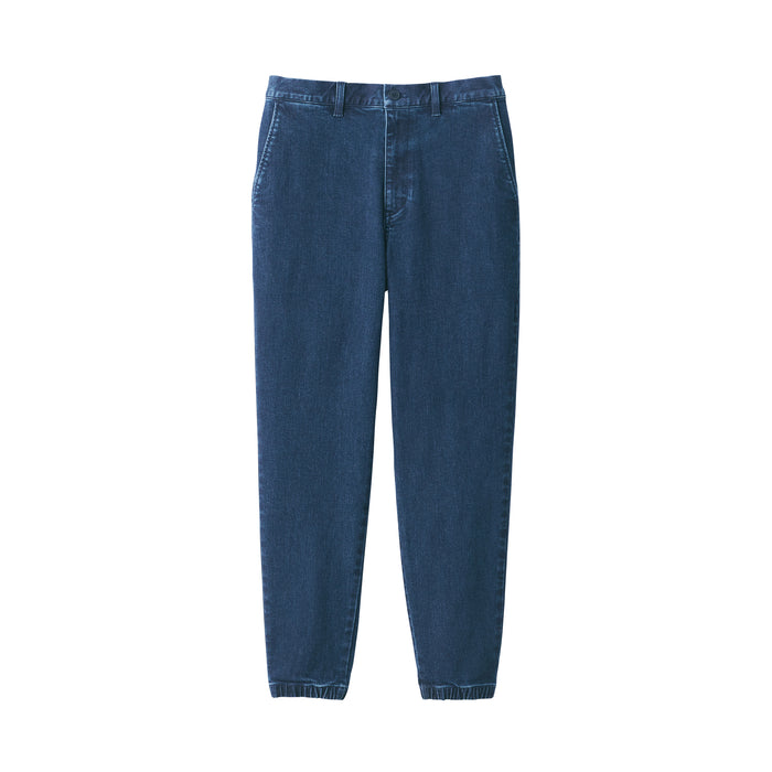 Spodnie Dresowe Męskie Muji Super Stretchy Denim Niebieskie | VE8J3F15P