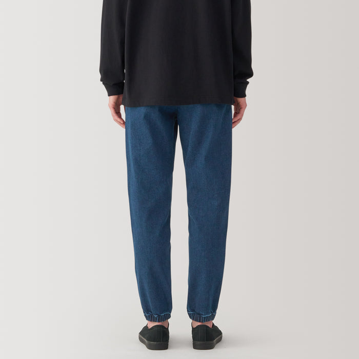 Spodnie Dresowe Męskie Muji Super Stretchy Denim Niebieskie | VE8J3F15P