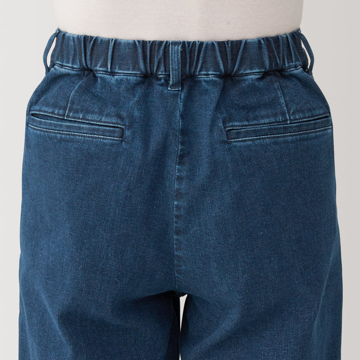 Spodnie Dresowe Męskie Muji Super Stretchy Denim Niebieskie | VE8J3F15P