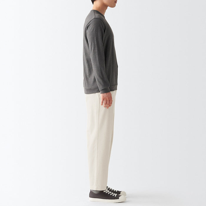 Spodnie Męskie Muji Chino Regular Białe | XL9K6M43Y