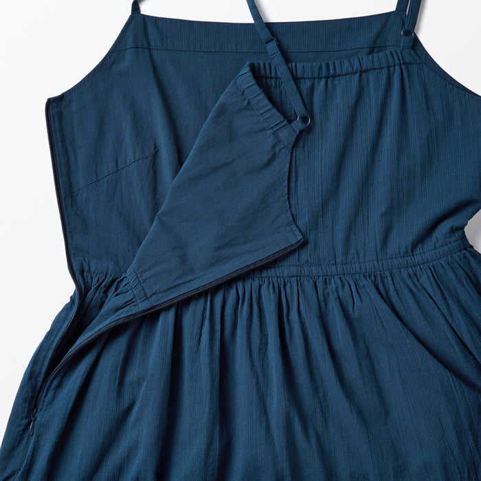 Sukienka Damskie Muji High Twisted Veil Camisole Niebieskie | YB6K1R17R