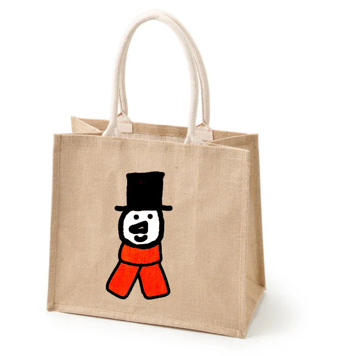Torby Tote Męskie Muji Snowman Jute A4 Brązowe | II8I9W59N