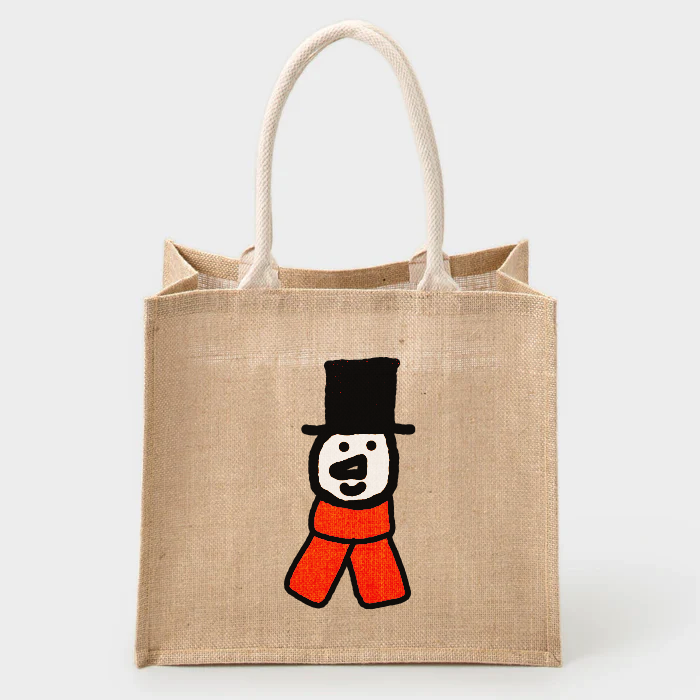 Torby Tote Męskie Muji Snowman Jute A4 Brązowe | II8I9W59N