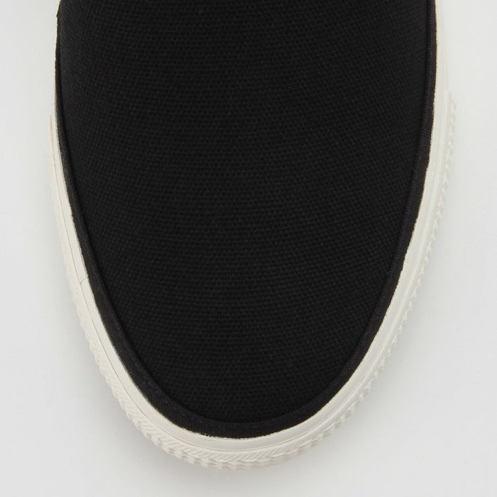 Trampki Męskie Muji Less Tiring Slip-On Czarne | PD2Z9T23L